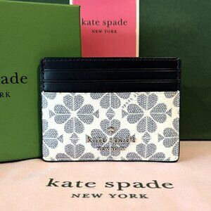 Kate Spade Signature Spade Flower Card Holder